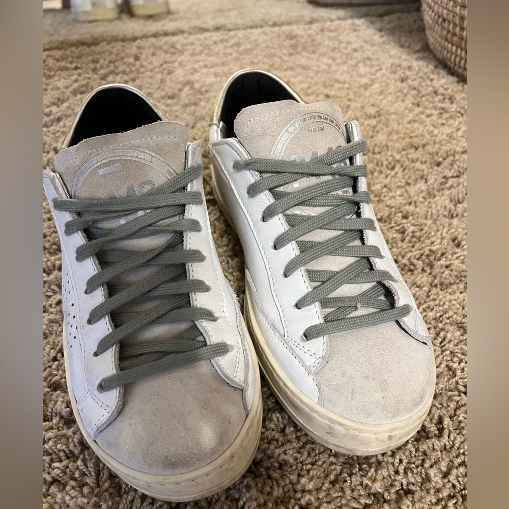 P448 John leather and suede sneakers